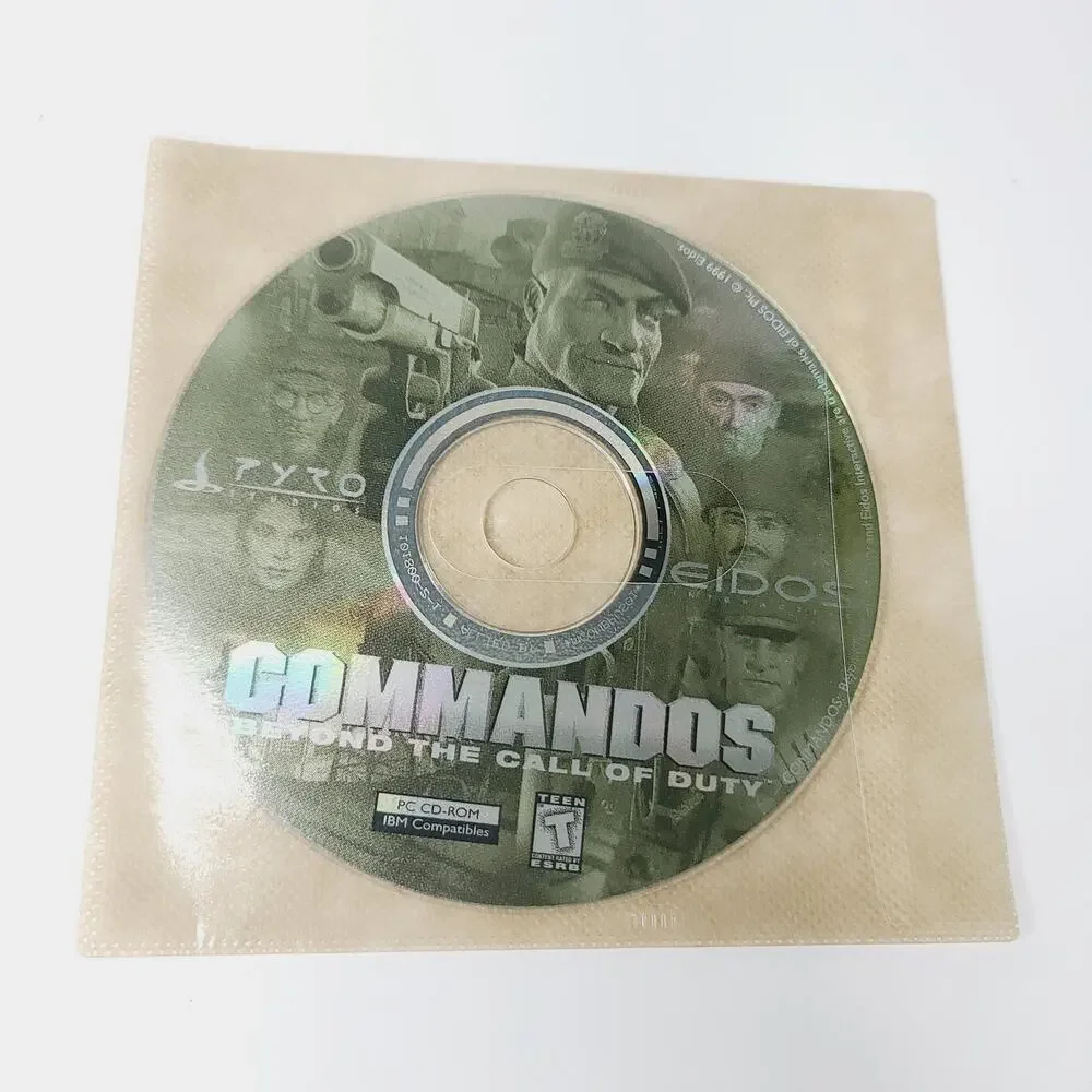 Commandos Beyond the Call of Duty CD-ROM PC 1999 Disc Only Video Game